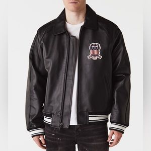 Avirex Black Leather Icon Jacket